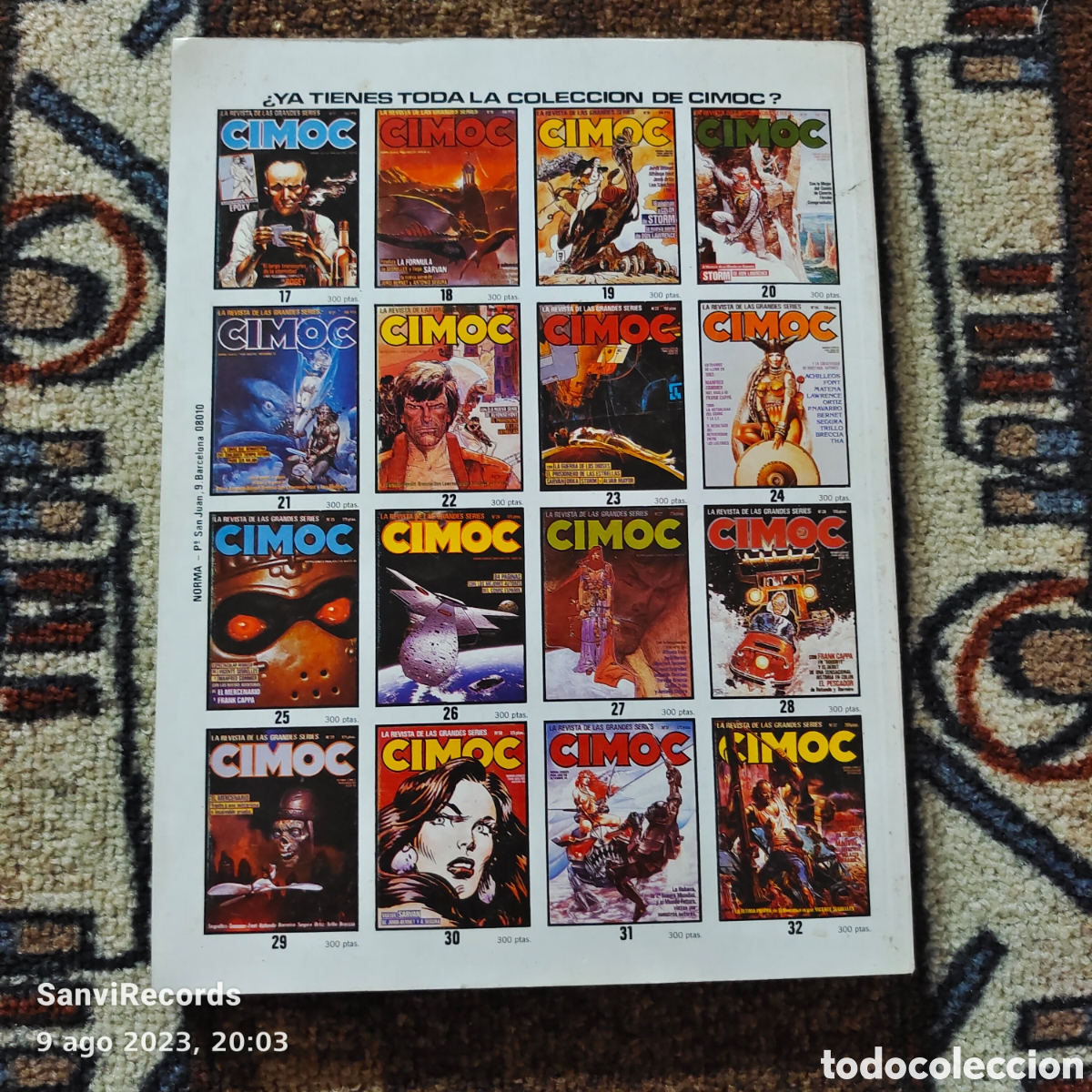 C&oacute;mics: CIMOC, PRIMAVERA 6, N&deg; 66-67-68 (NORMA EDITORIAL) - Foto 2