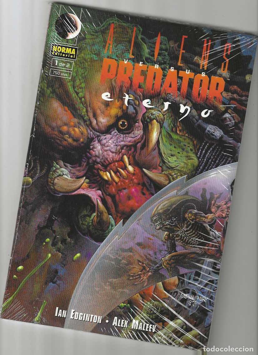 C&oacute;mics: ALIENS VERSUS VS PREDATOR : ETERNO - 2 TOMOS - COMPLETA - DE KIOSCO - Foto 2