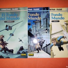Cómics: EL FONDO DEL MUNDO. COMPLETA. 1,2 Y 3. CORBEYRAN & FALQUE. TAPA BLANDA. NORMA 1998