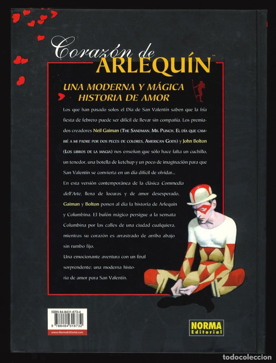 C&oacute;mics: CORAZ&Oacute;N DE ARLEQU&Iacute;N - NORMA EDITORIAL / N&Uacute;MERO &Uacute;NICO - Foto 2