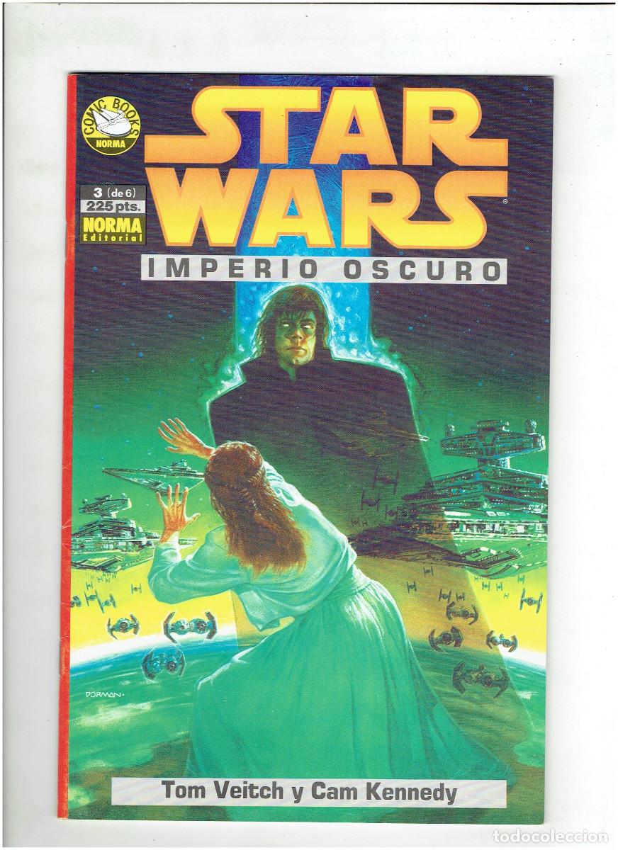 C&oacute;mics: * STAR WARS * IMPERIO OSCURO * COMPLETA 6 EJEMPLARES IMPECABLES * NORMA 1993 * - Foto 5