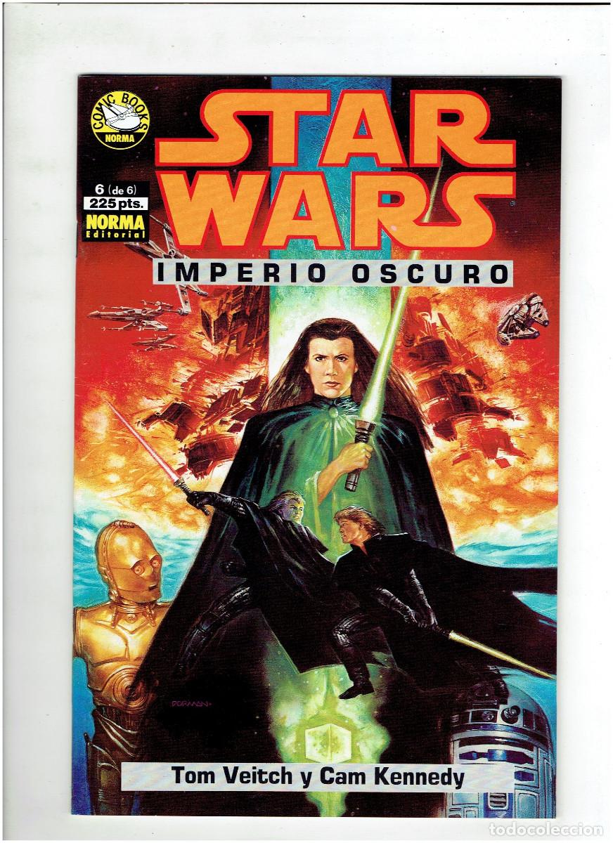 C&oacute;mics: * STAR WARS * IMPERIO OSCURO * COMPLETA 6 EJEMPLARES IMPECABLES * NORMA 1993 * - Foto 8