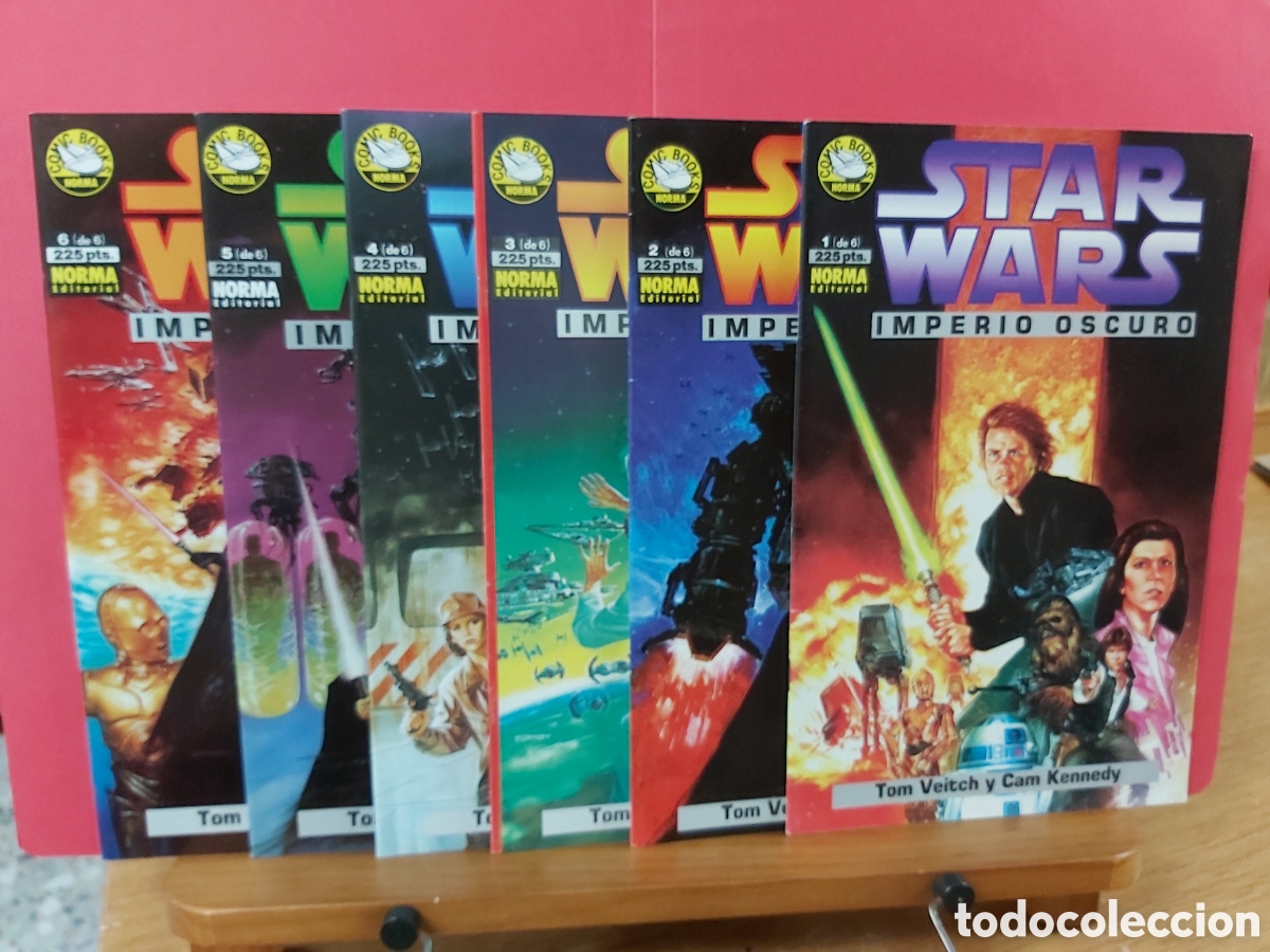C&oacute;mics: * STAR WARS * IMPERIO OSCURO * COMPLETA 6 EJEMPLARES IMPECABLES * NORMA 1993 * - Foto 1