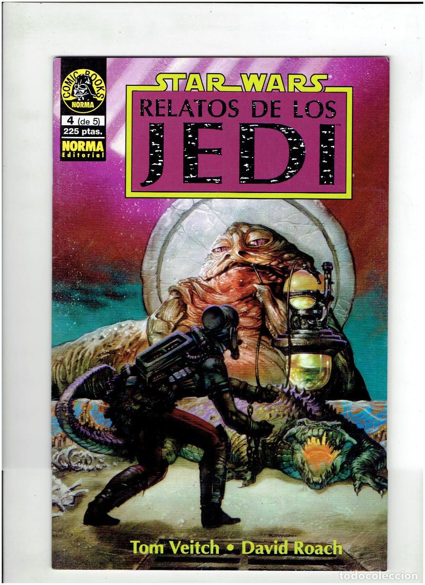 C&oacute;mics: * STAR WARS * RELATOS DE LOS JEDI * COMPLETA 5 EJEMPLARES IMPECABLES * NORMA 1994 * - Foto 6
