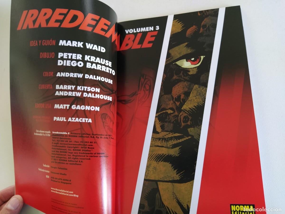 C&oacute;mics: IRREDEEMABLE VOL. 3 (MARK WAID & PETER KRAUSE) ~ BOOM! / NORMA (2011) - Foto 4