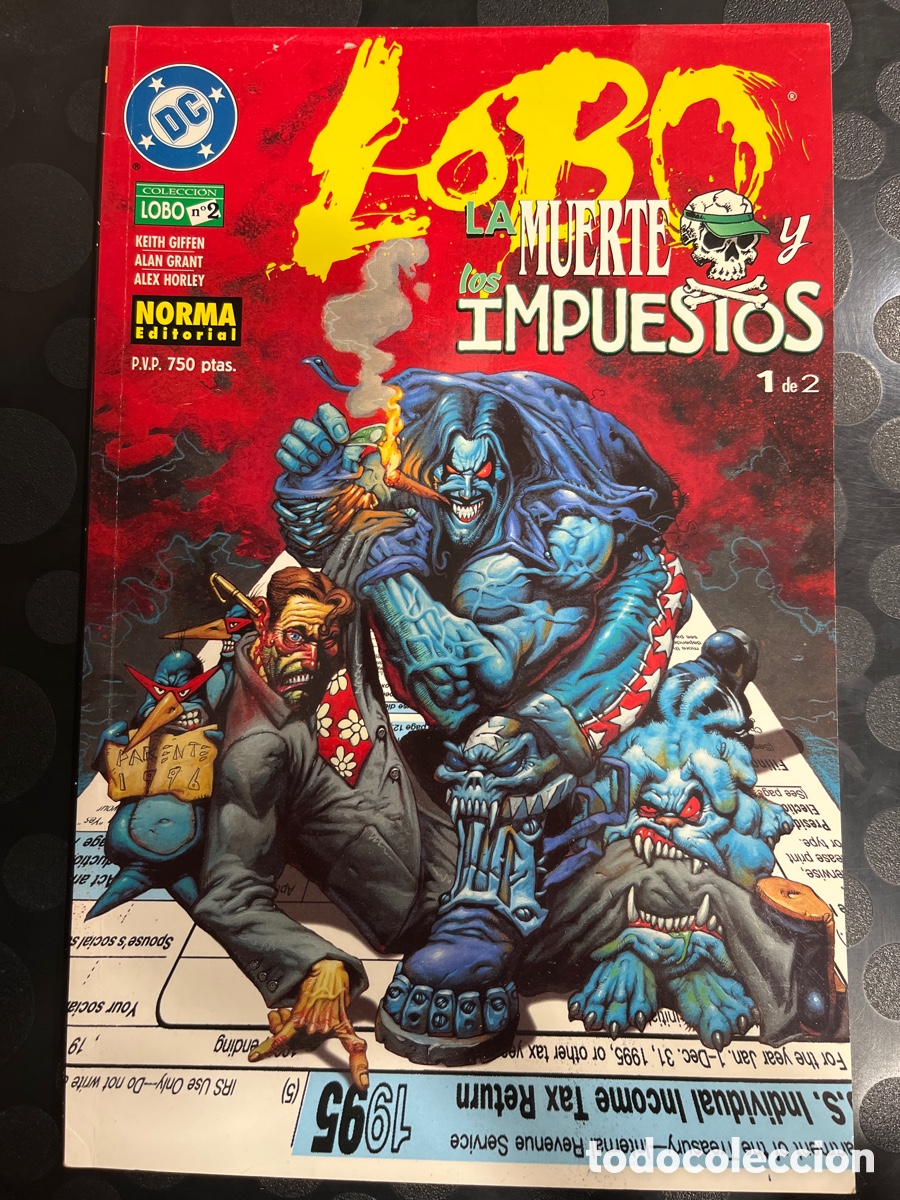 C&oacute;mics: LOBO N.2 LA MUERTE Y LOS IMPUESTOS DC ( 1997/2001 ) - Foto 1