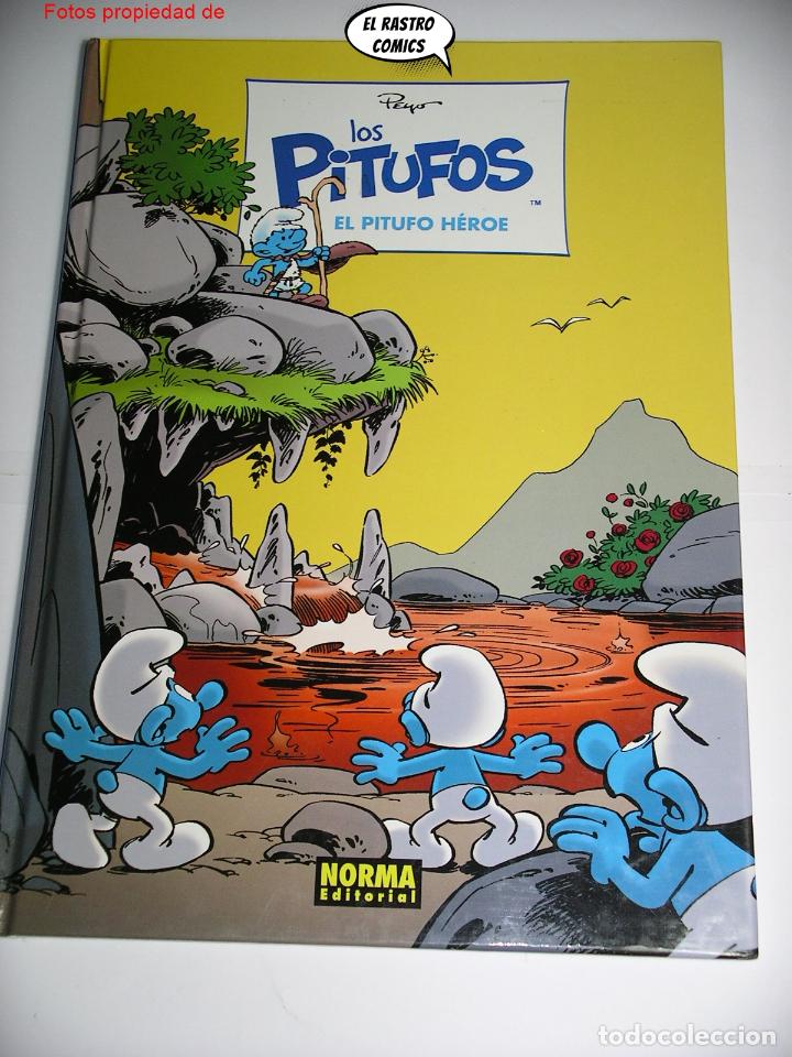 C&oacute;mics: Los Pitufos n&ordm; 34, El pitufo H&eacute;roe, Pey&oacute;, ed. Norma 2014 - Foto 2