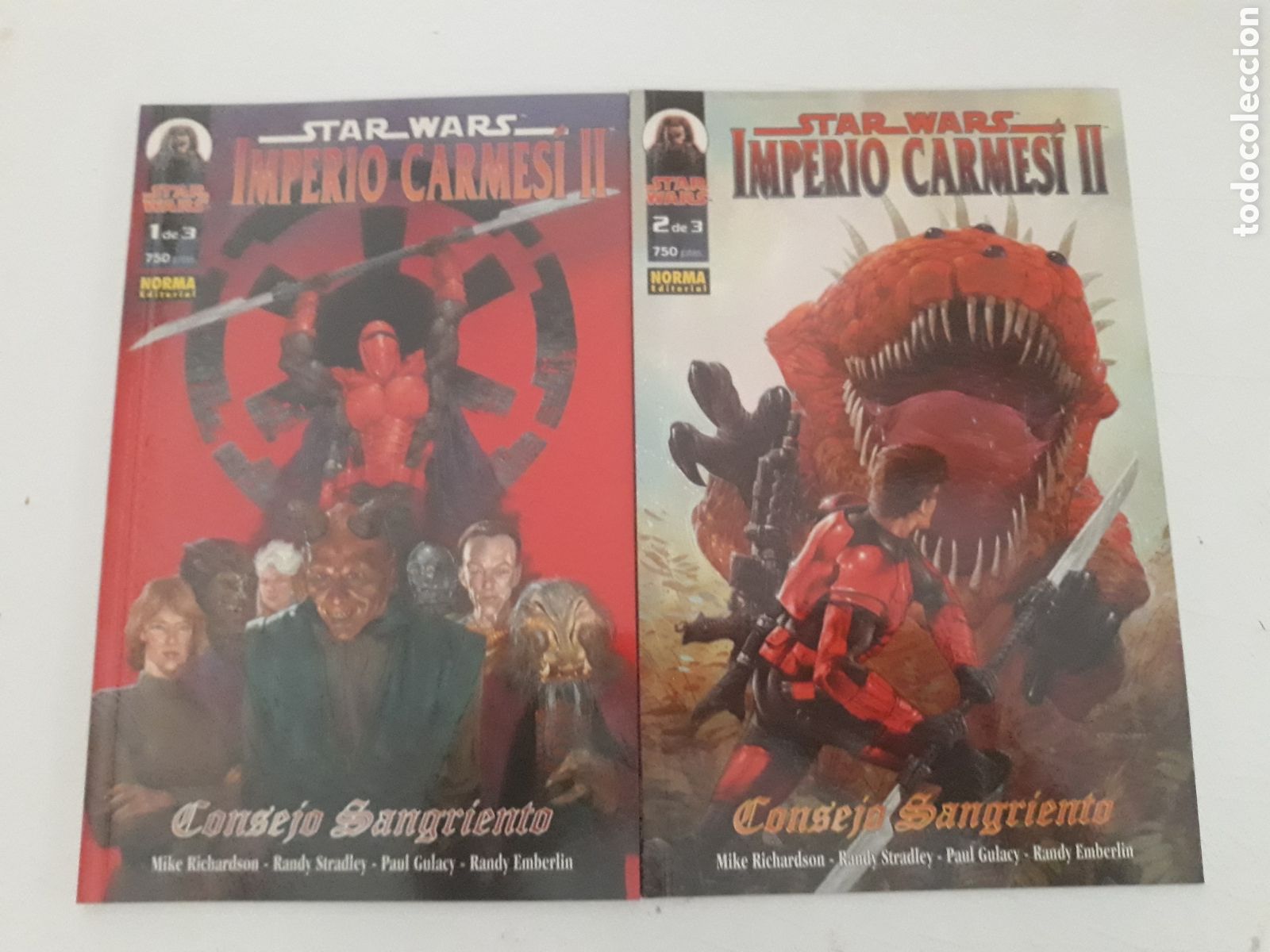C&oacute;mics: STAR WARS IMPERIO CARMES&Iacute; II N&ordm; 1 Y 2 (DE 3) - NORMA - Foto 1