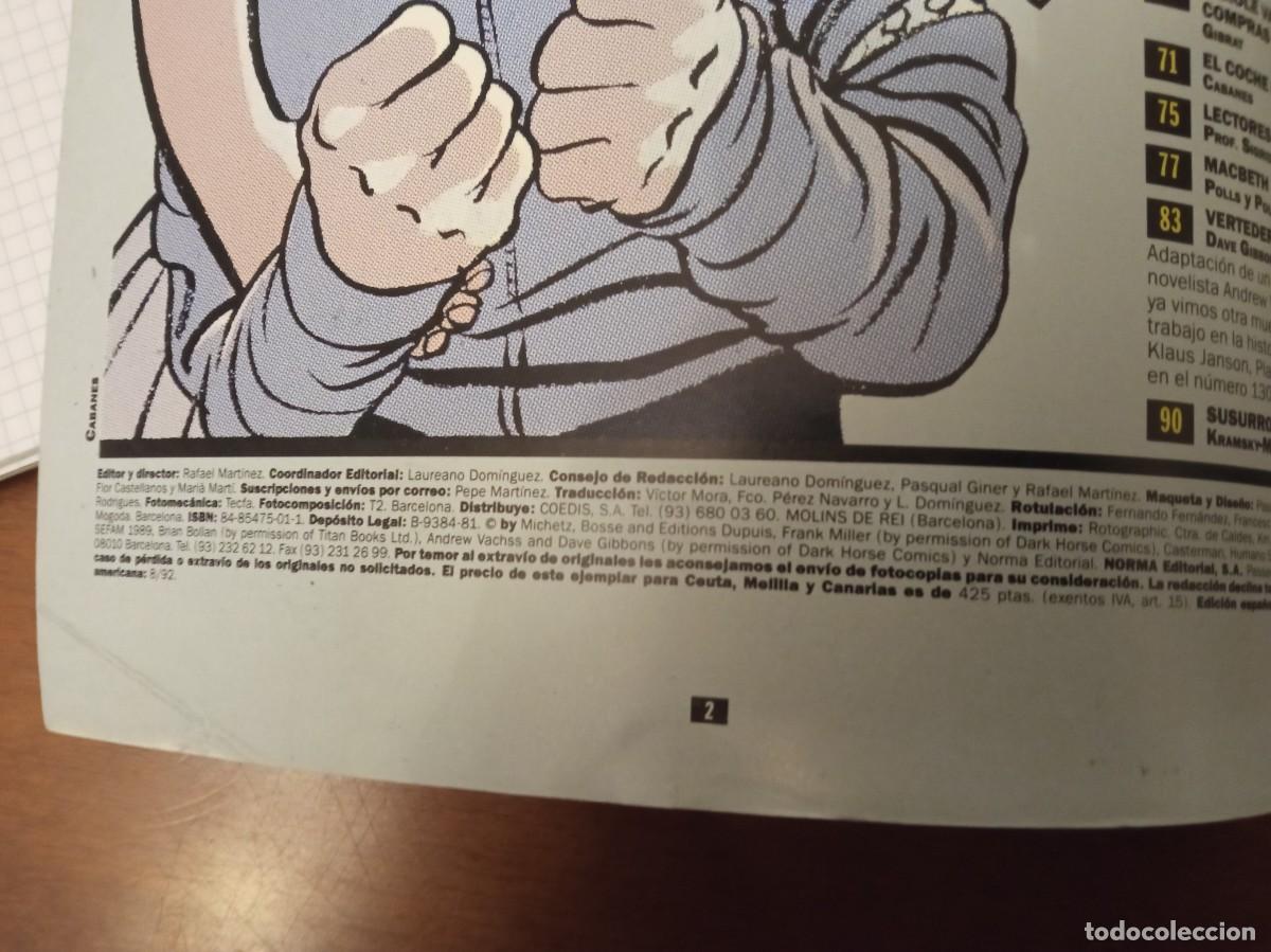 C&oacute;mics: COMIC CIMOC NUMERO 135 NORMA EDITORIAL A&Ntilde;O 1992 - Foto 2