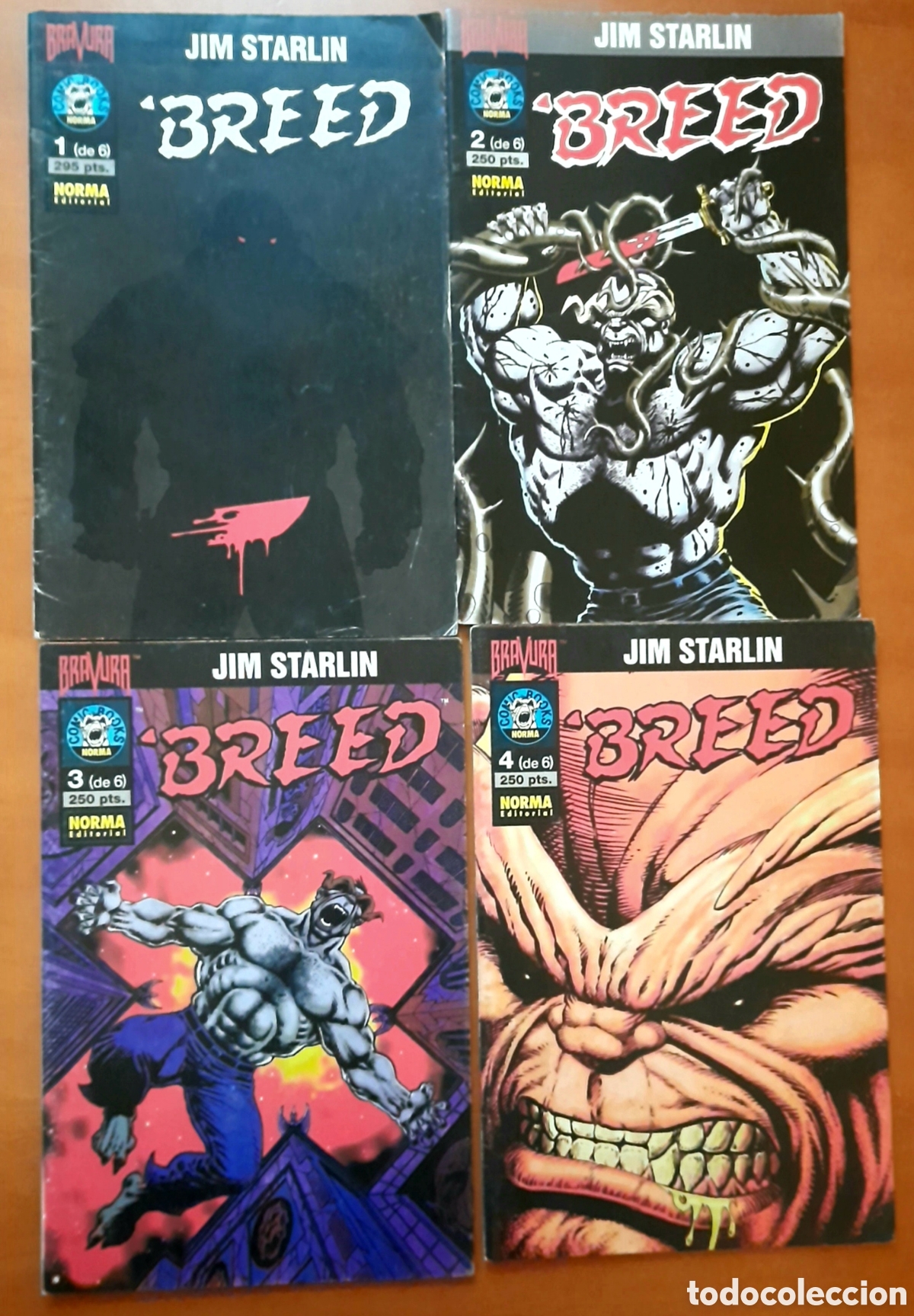 C&oacute;mics: Breed. Jim Starlin. N&uacute;ms 1 /2 /3 /4 - Foto 1