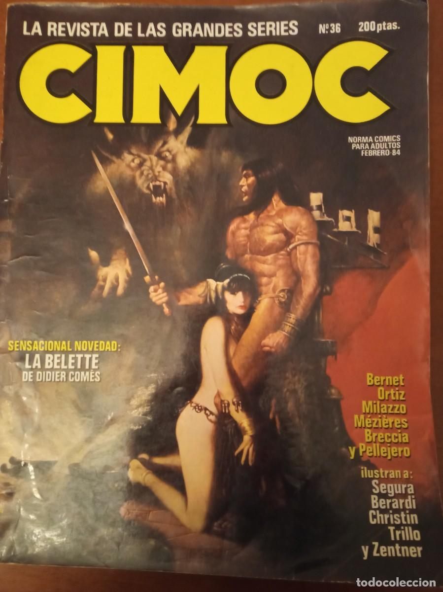 C&oacute;mics: COMIC CIMOC NUMERO 36 NORMA EDITORIAL A&Ntilde;O 1984 - Foto 2