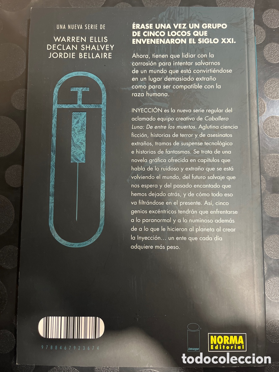 C&oacute;mics: INYECCI&Oacute;N N.1 VOLUMEN UNO de WARREN ELLIS IMAGE ( 2016/2018 ) - Foto 2