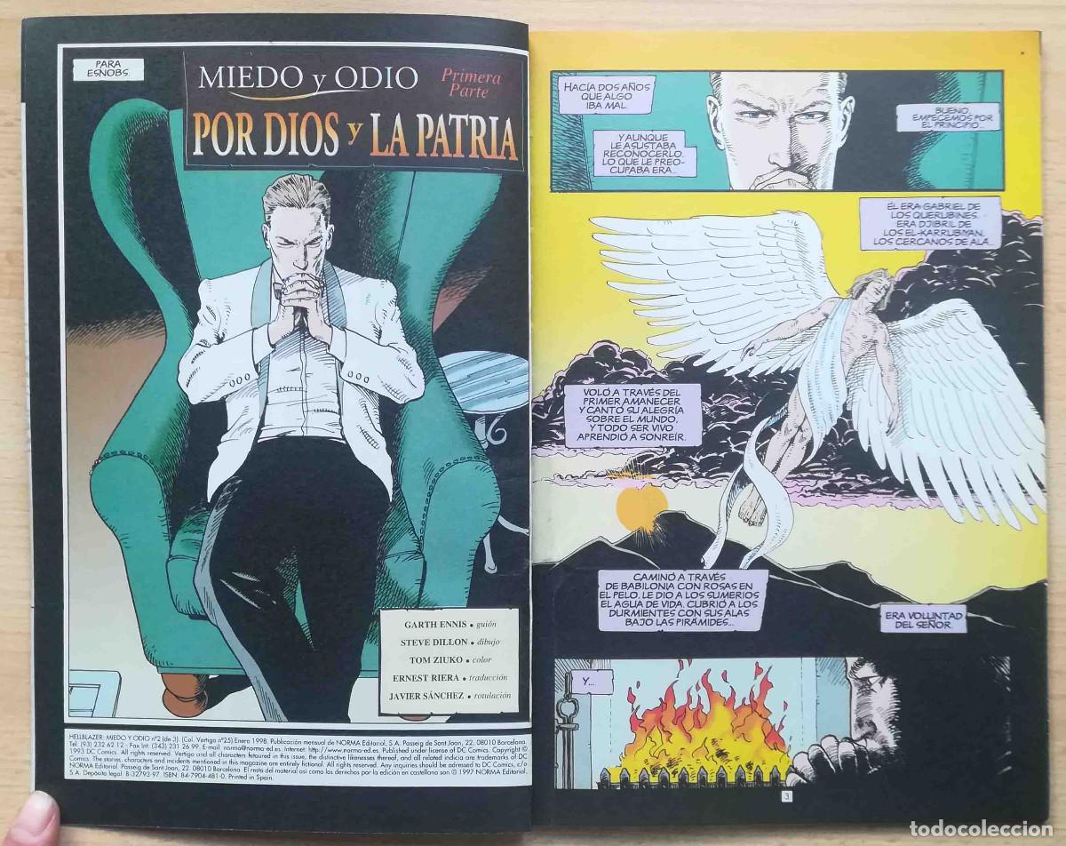 C&oacute;mics: Hellblazer. Miedo y odio 2 de 3. John Constantine. - Foto 2