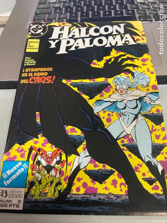 C&oacute;mics: ZINCO DC HALCON Y PALOMA NUMERO 5 BUEN ESTADO - Foto 1