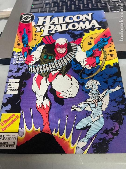 C&oacute;mics: ZINCO DC HALCON Y PALOMA NUMERO 4 BUEN ESTADO - Foto 1