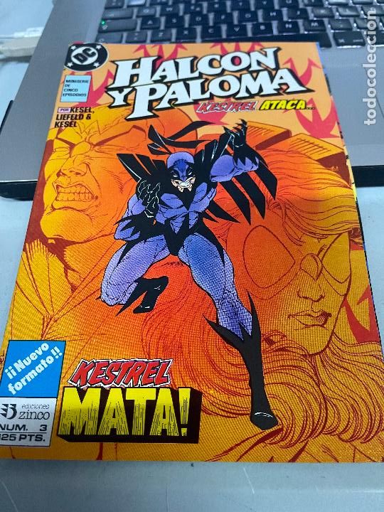 C&oacute;mics: ZINCO DC HALCON Y PALOMA NUMERO 3 BUEN ESTADO - Foto 1