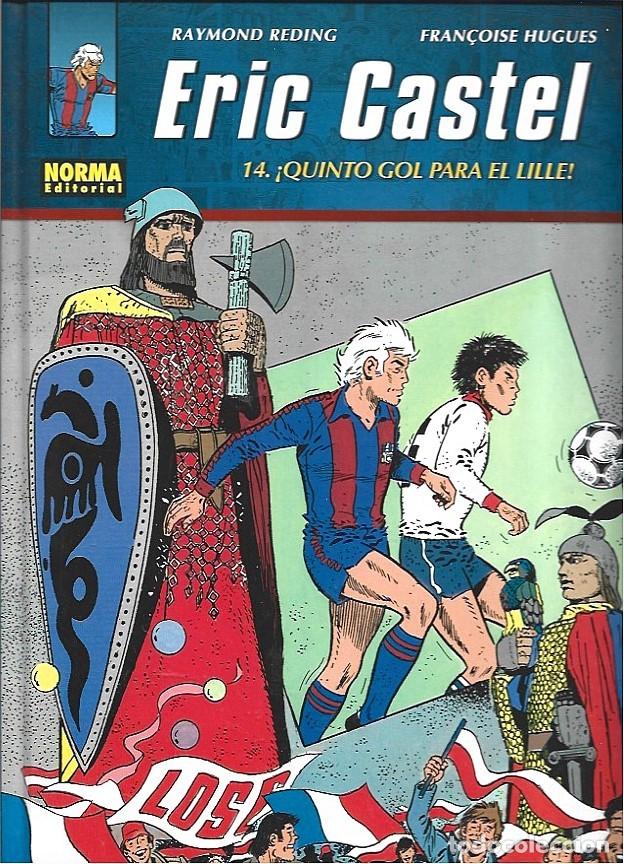 C&oacute;mics: Eric Castel 14: quinto gol para el Lille, 2012, Norma, primera edici&oacute;n, impecable - Foto 1