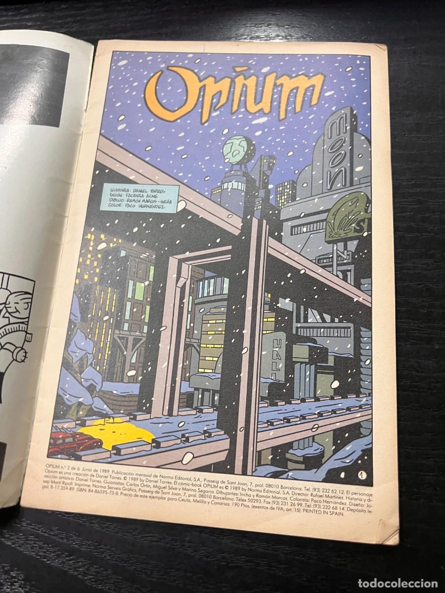 C&oacute;mics: OPIUM. N&ordm; 1.- LA SONRISA HELADA. EDITORIAL NORMA - Foto 2