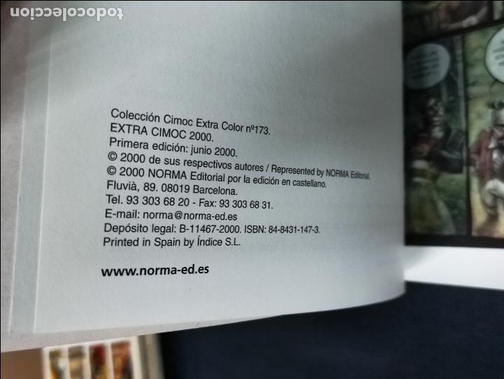 C&oacute;mics: EXTRA CIMOC 2000 - CIMOC EXTRA COLOR 173 - 1&ordf; EDICION - NORMA - - Foto 3