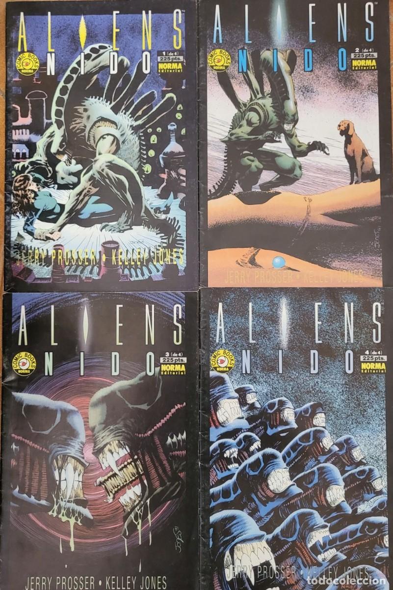 C&oacute;mics: ALIENS NIDO, numeros 1,2,3 y 4. (COLECCION COMPLETA )-.SUPEROFERTA - Foto 2