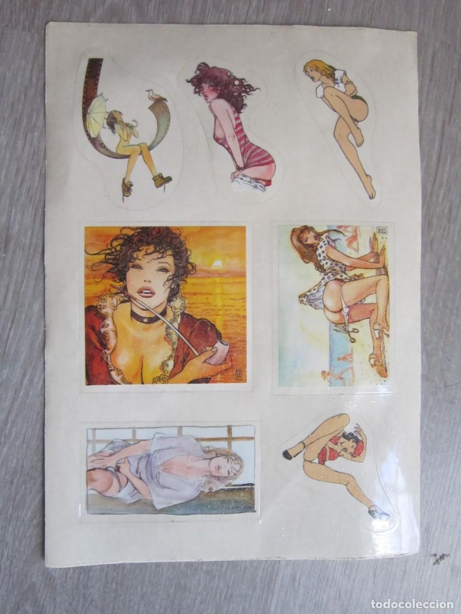 C&oacute;mics: L&Aacute;MINA CON 7 PEGATINAS NORMA, MILO MANARA. - Foto 1