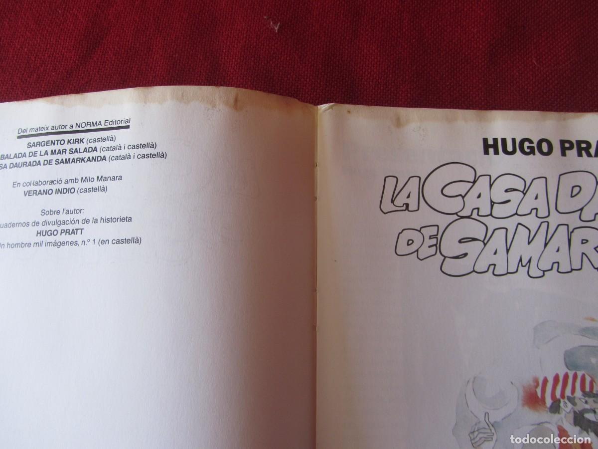 C&oacute;mics: LA CASA DAURADA DE SAMARKANDA. HUGO PRATT. ED NORMA. 1992 - Foto 2