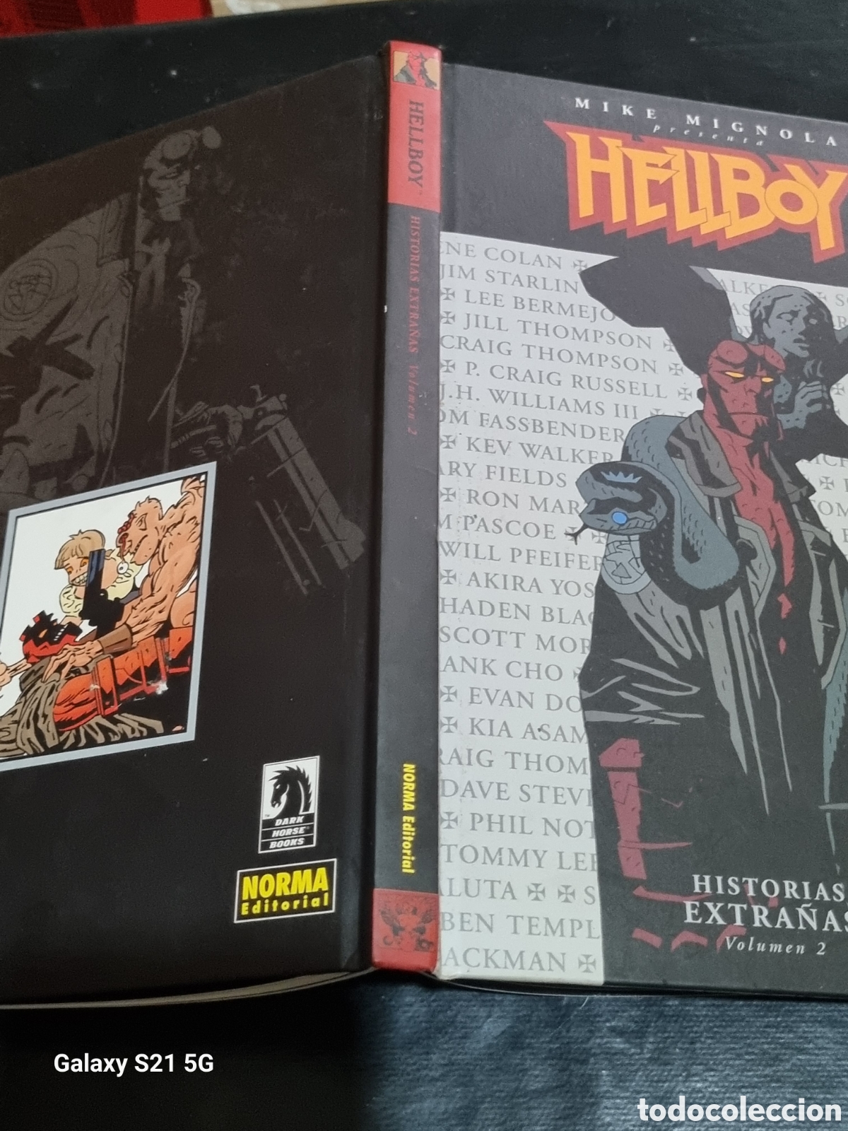 C&oacute;mics: HELLBOY HISTORIAS EXTRA&Ntilde;AS VOLUMEN 2 NORMA EDITORIAL 2005 - Foto 2