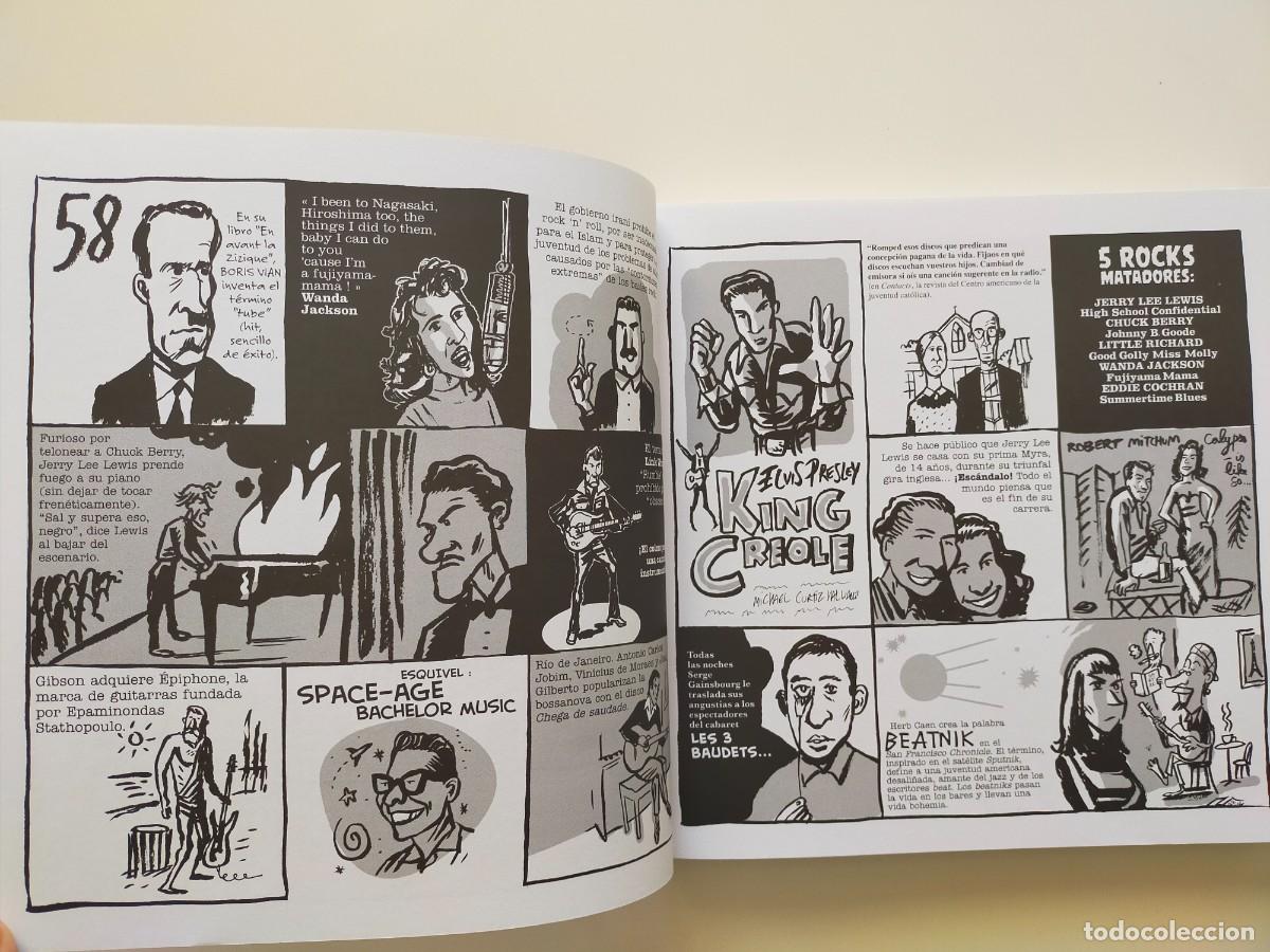 C&oacute;mics: EL PEQUE&Ntilde;O LIBRO DEL ROCK - HERVE BOURHIS - NORMA EDITORIAL 1&ordf; Edici&oacute;n 2014 - Foto 5