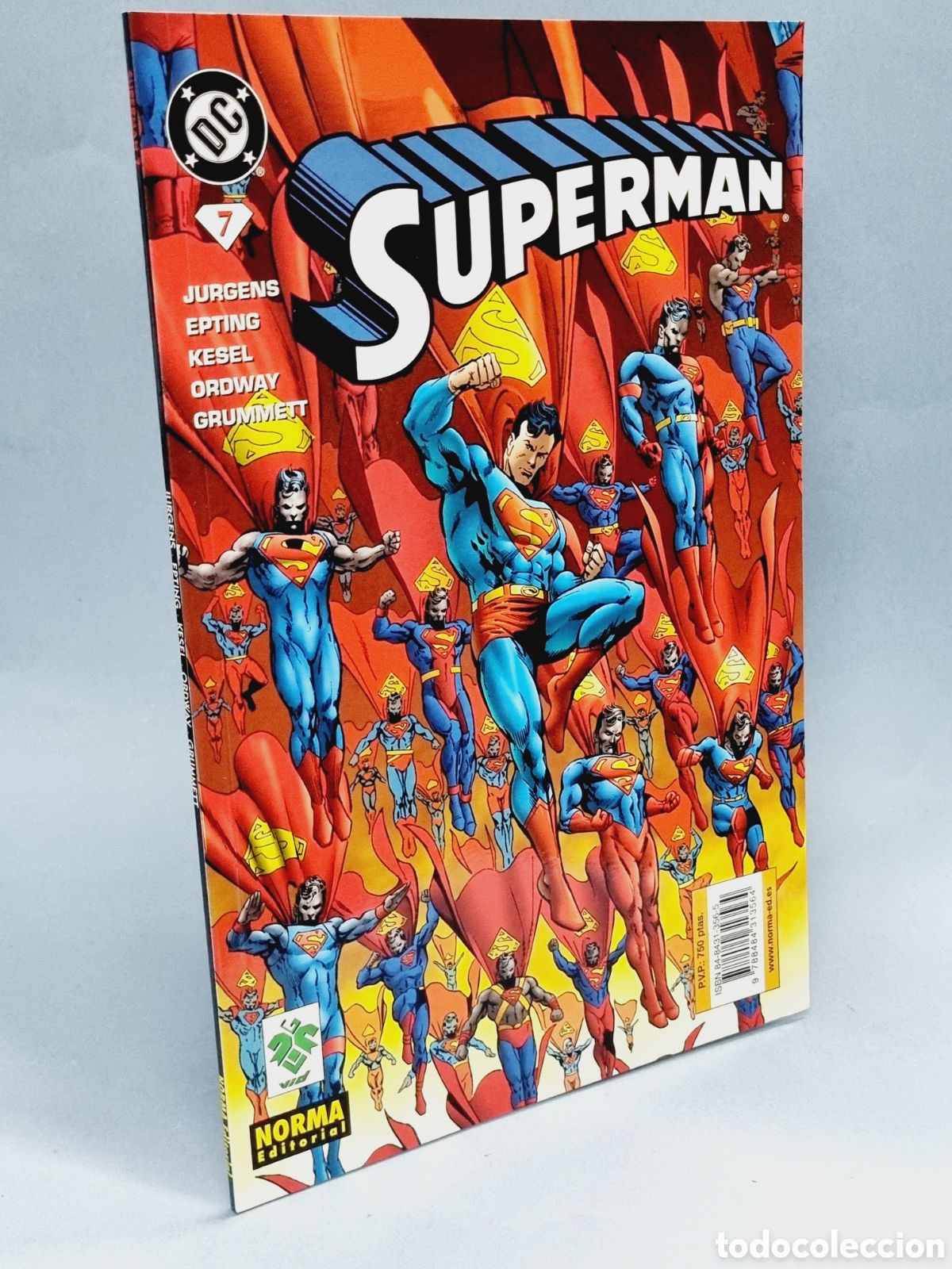 C&oacute;mics: DE KIOSCO SUPERMAN 7 NORMA 2001 DC - Foto 1