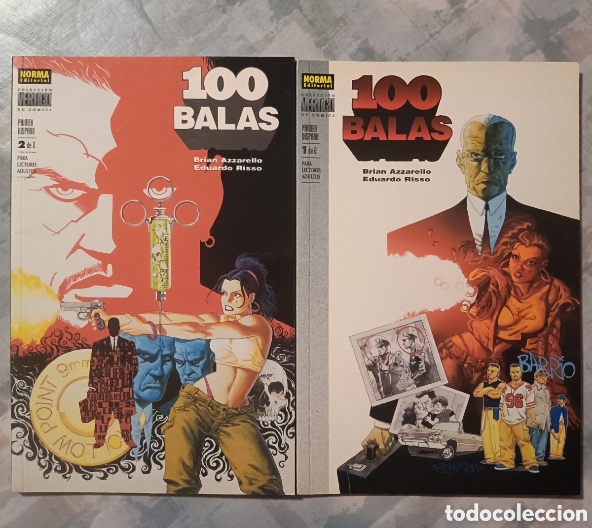 C&oacute;mics: 100 Balas (01 a 05) - Primer disparo - Risso y Azzarello - Foto 1