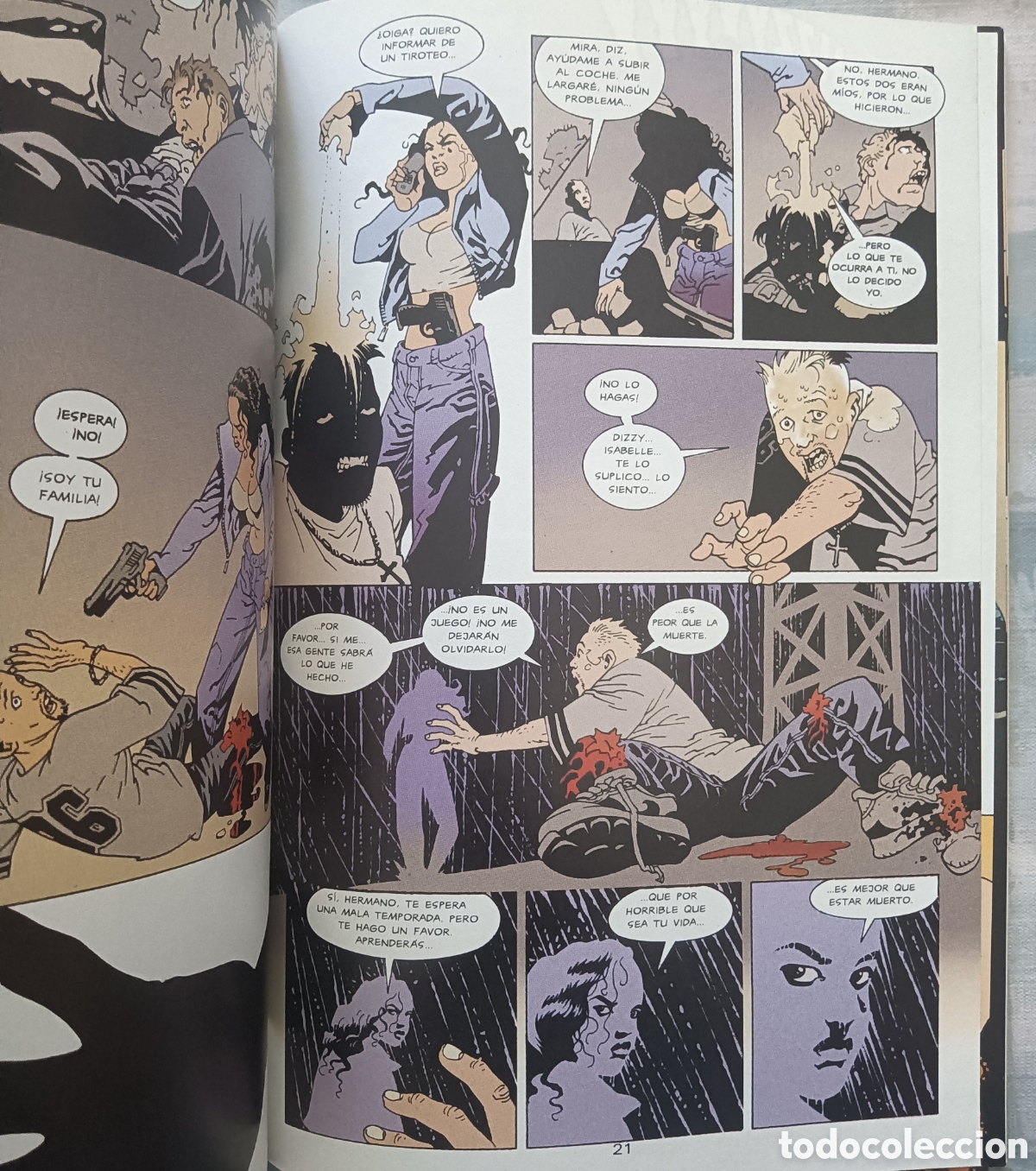 C&oacute;mics: 100 Balas (01 a 05) - Primer disparo - Risso y Azzarello - Foto 5