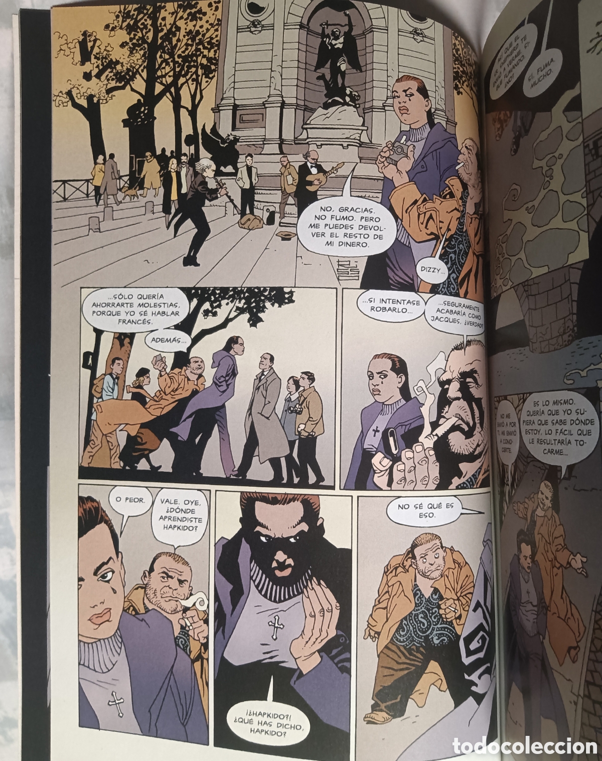 C&oacute;mics: 100 Balas (12 a 14) - Parlez Kung Vous - Risso y Azzarello - Foto 5