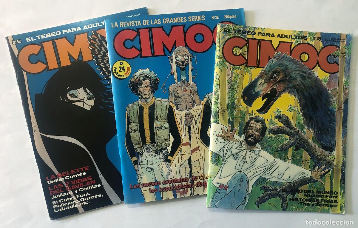 C&oacute;mics: CIMOC / 3 EJEMPLARES / N&ordm; 38-42-45 / SIN USAR - Foto 1