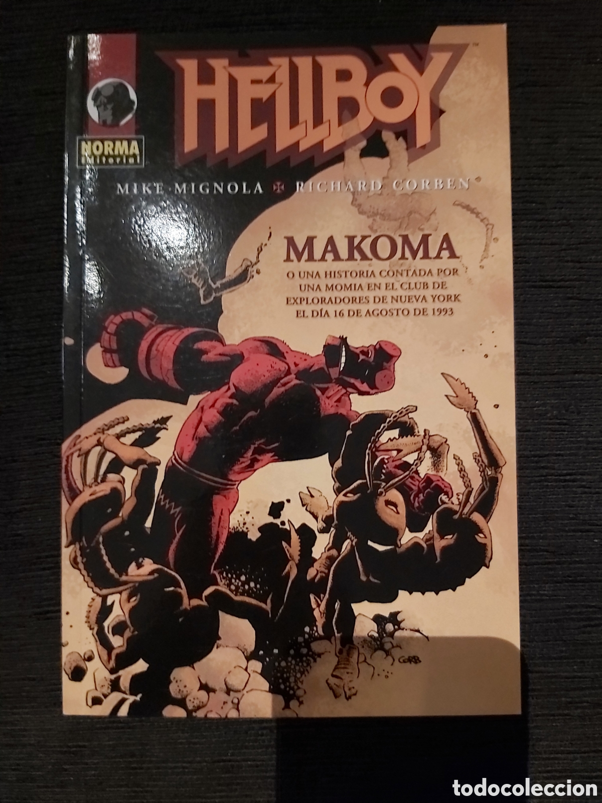C&oacute;mics: HELLBOY: MAKOMA. MIGNOLA, CORBEN. NORMA EDITORIAL, 2006. - Foto 1