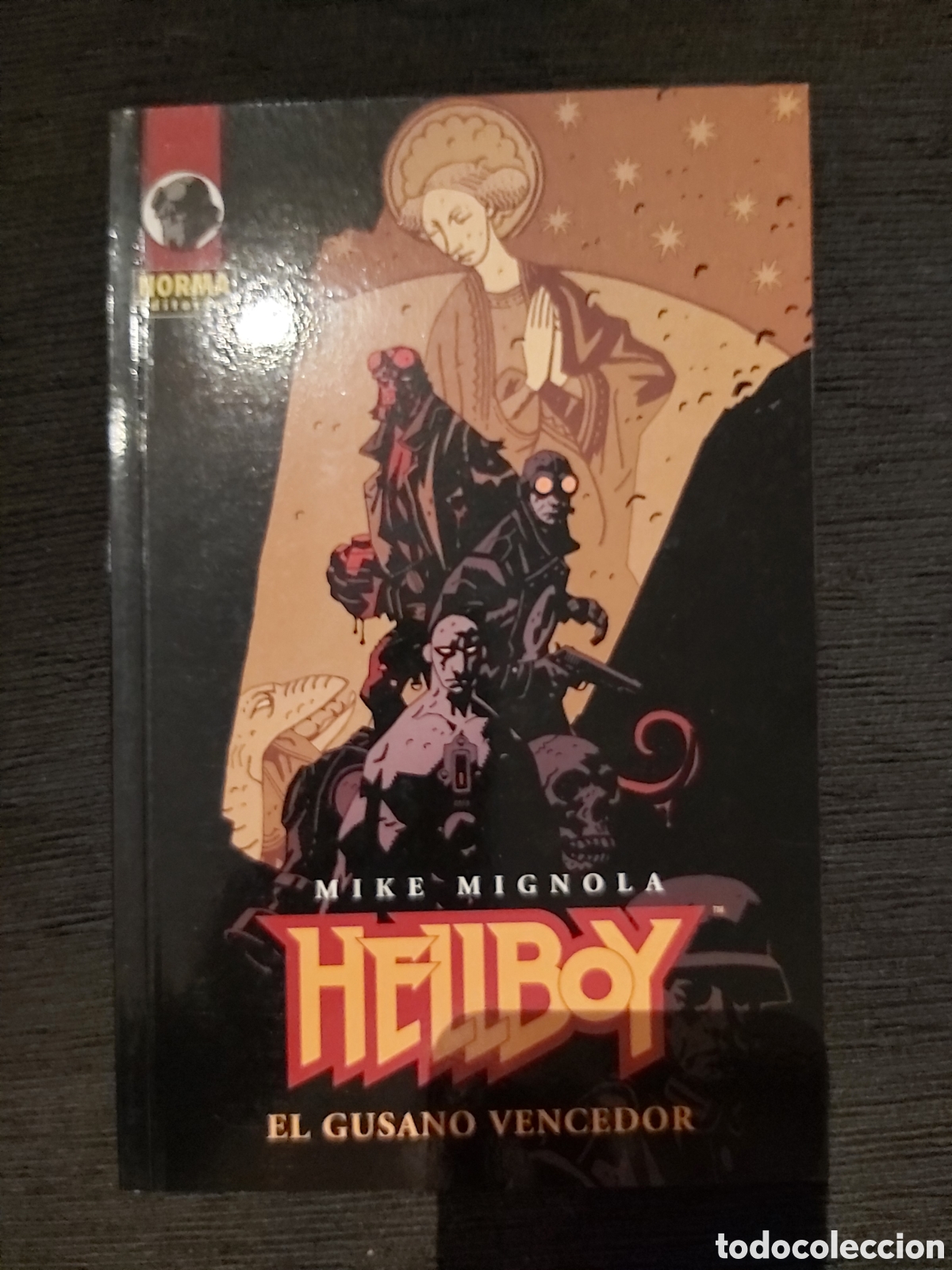 C&oacute;mics: HELLBOY: EL GUSANO VENCEDOR. MIKE MIGNOLA. NORMA EDITORIAL, 2002. - Foto 1
