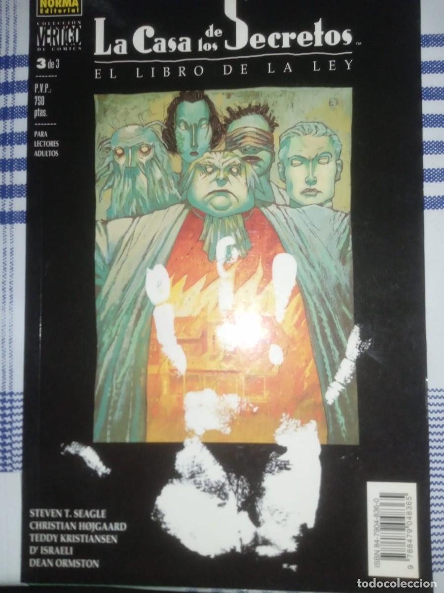 C&oacute;mics: La casa de los secretos El libro de la ley Vertigo y Norma editorial - Foto 3