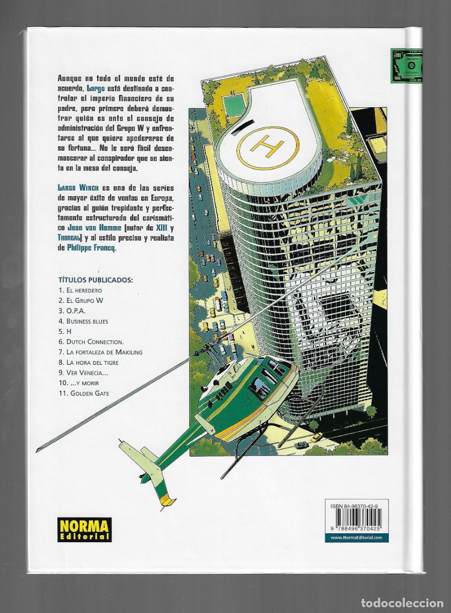 C&oacute;mics: Norma. Largo Winch. 2. Philippe Franco. Jean Van Hamme. - Foto 2
