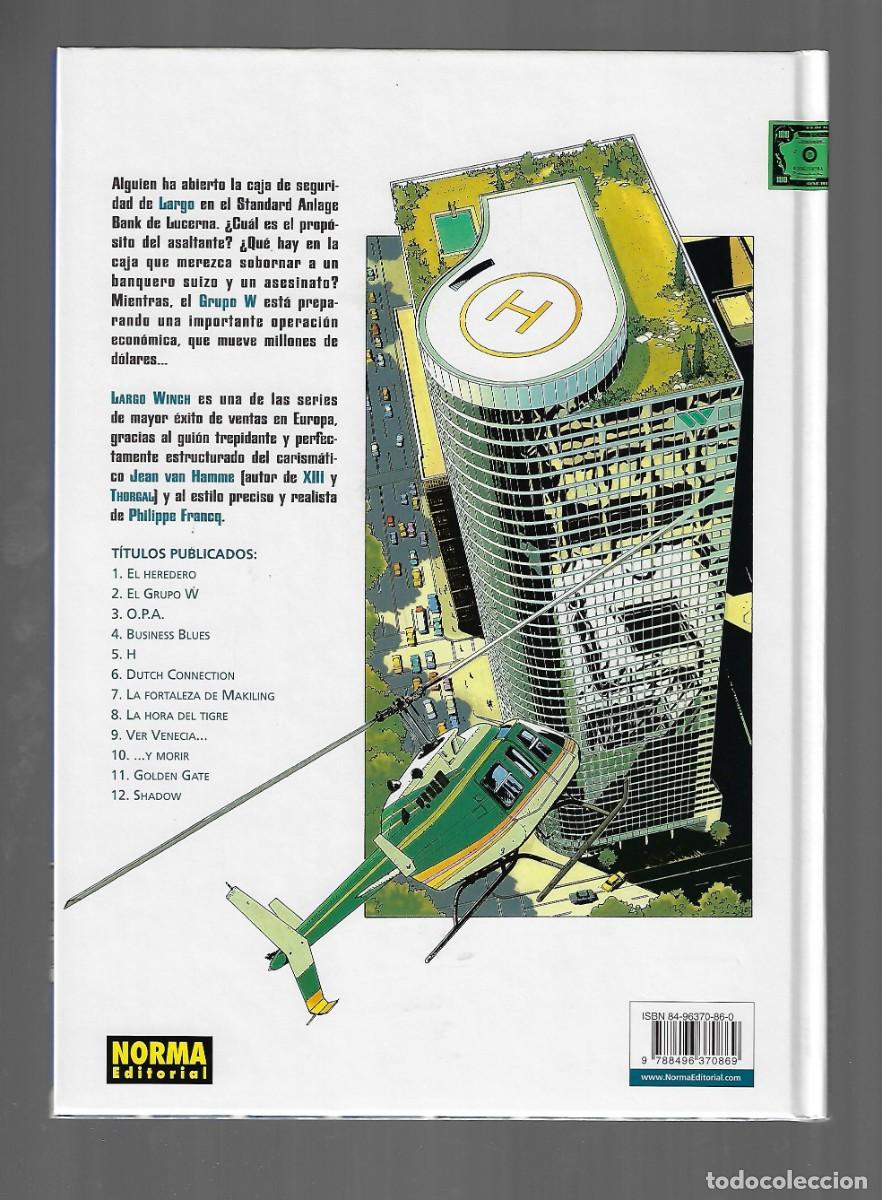 C&oacute;mics: Norma. Largo Winch. 3. Philippe Franco. Jean Van Hamme. - Foto 2