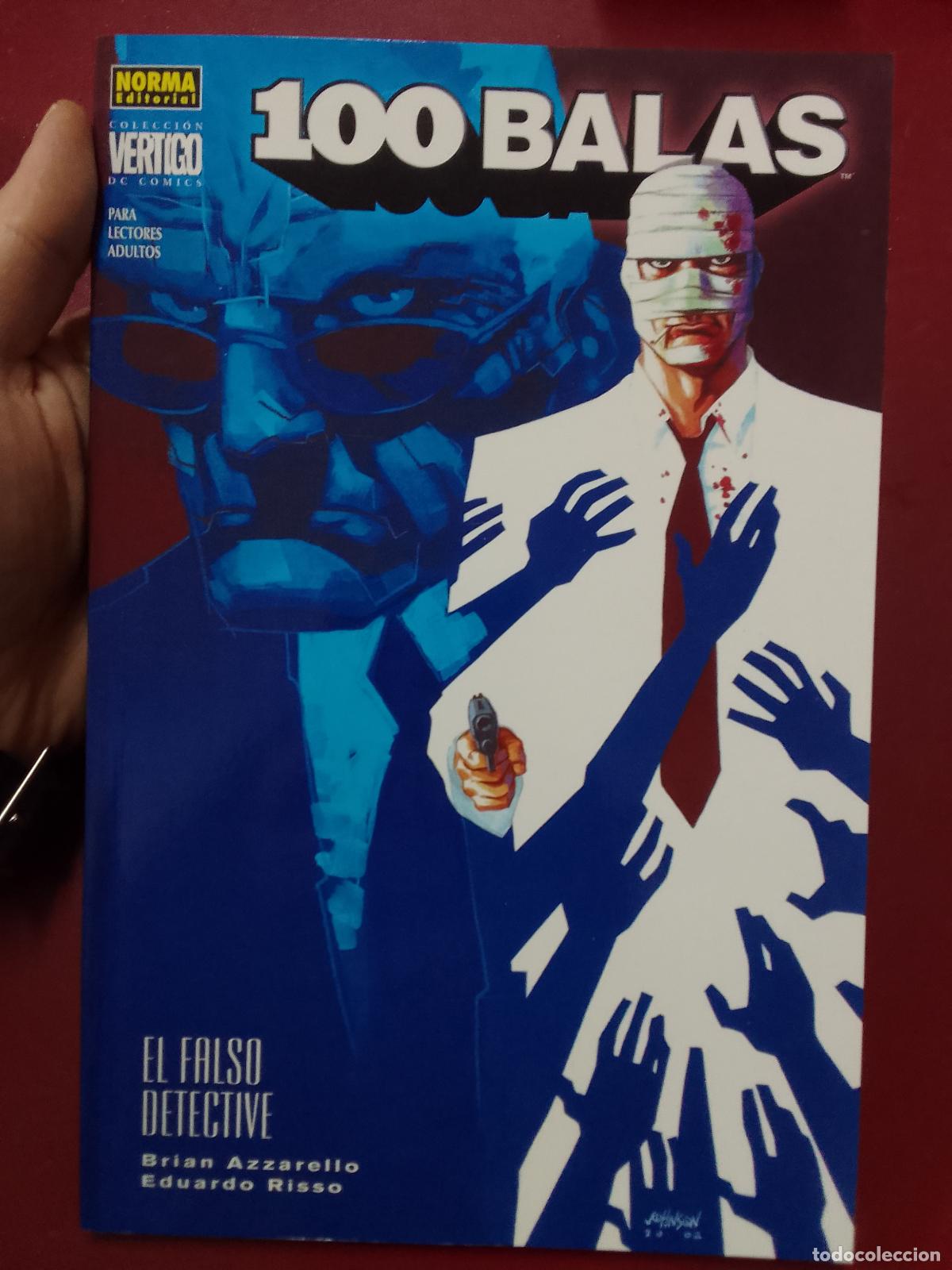 C&oacute;mics: Brian Azzarello y Eduardo Risso: 100 balas. Falso detective (Norma Editorial. 2004) - Foto 1
