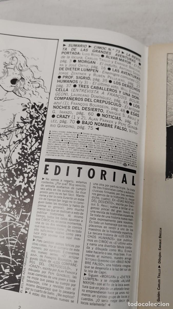 C&oacute;mics: Antiguo c&oacute;mic cimoc N&deg;73 ,Norma editorial - Foto 4