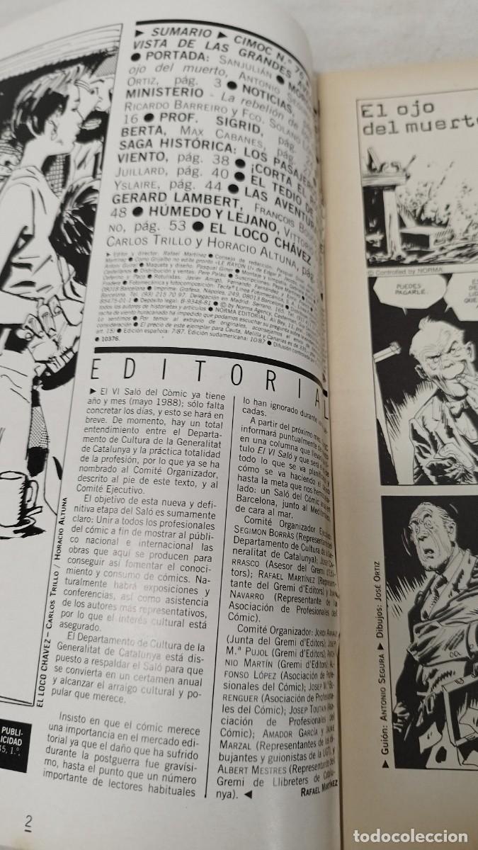 C&oacute;mics: Antiguo c&oacute;mic cimoc N&deg;76 ,Norma editorial - Foto 4