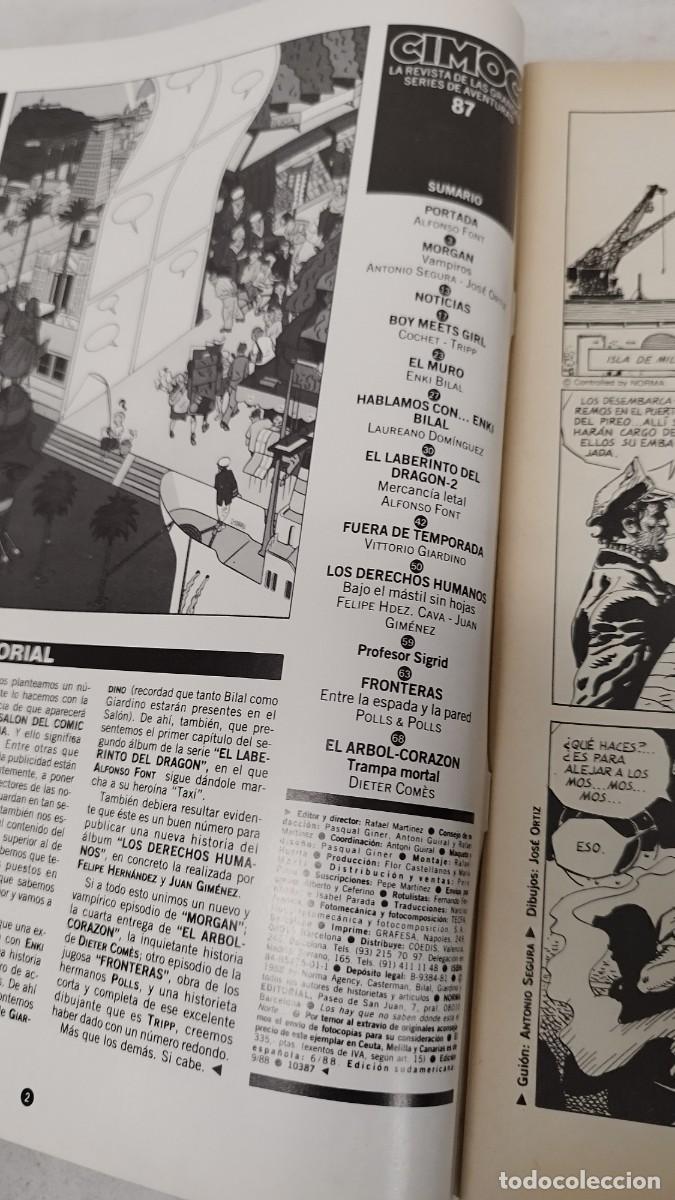 C&oacute;mics: Antiguo c&oacute;mic cimoc N&deg;87, Norma editorial - Foto 4