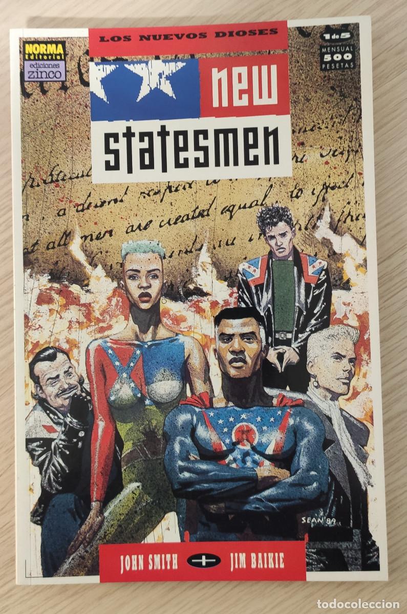 C&oacute;mics: New Statesmen Los Nuevos Dioses 5 Numeros Norma Editorial Ediciones Zinco - Foto 1
