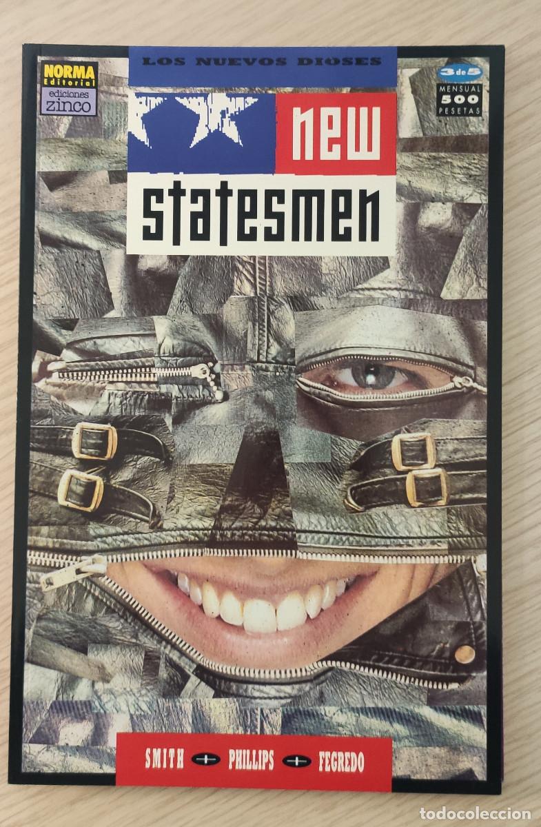 C&oacute;mics: New Statesmen Los Nuevos Dioses 5 Numeros Norma Editorial Ediciones Zinco - Foto 3