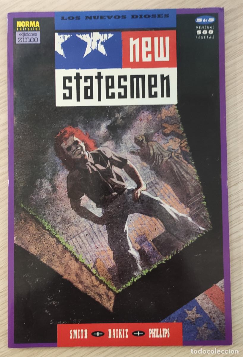 C&oacute;mics: New Statesmen Los Nuevos Dioses 5 Numeros Norma Editorial Ediciones Zinco - Foto 5