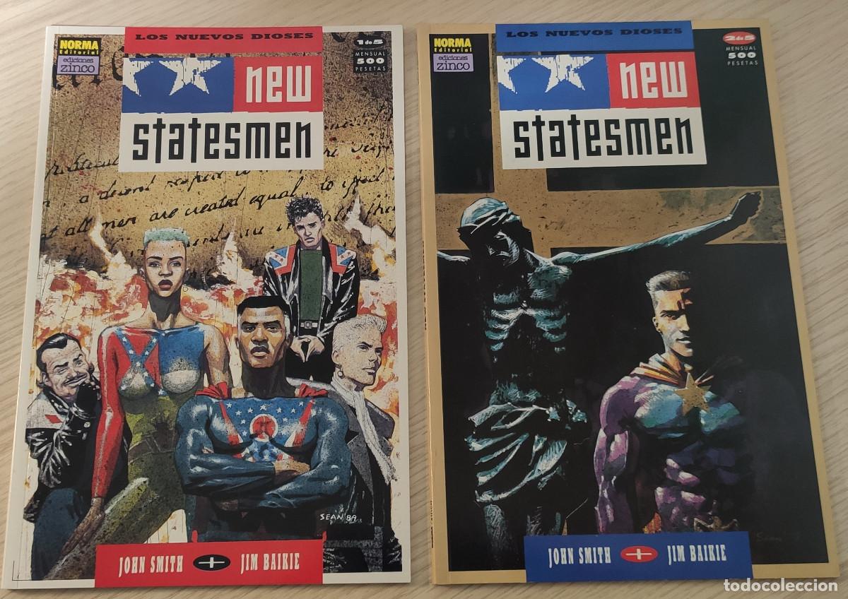 C&oacute;mics: New Statesmen Los Nuevos Dioses 5 Numeros Norma Editorial Ediciones Zinco - Foto 6