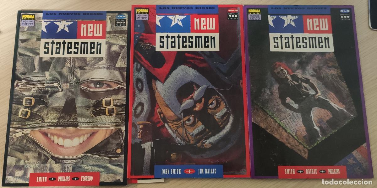 C&oacute;mics: New Statesmen Los Nuevos Dioses 5 Numeros Norma Editorial Ediciones Zinco - Foto 7