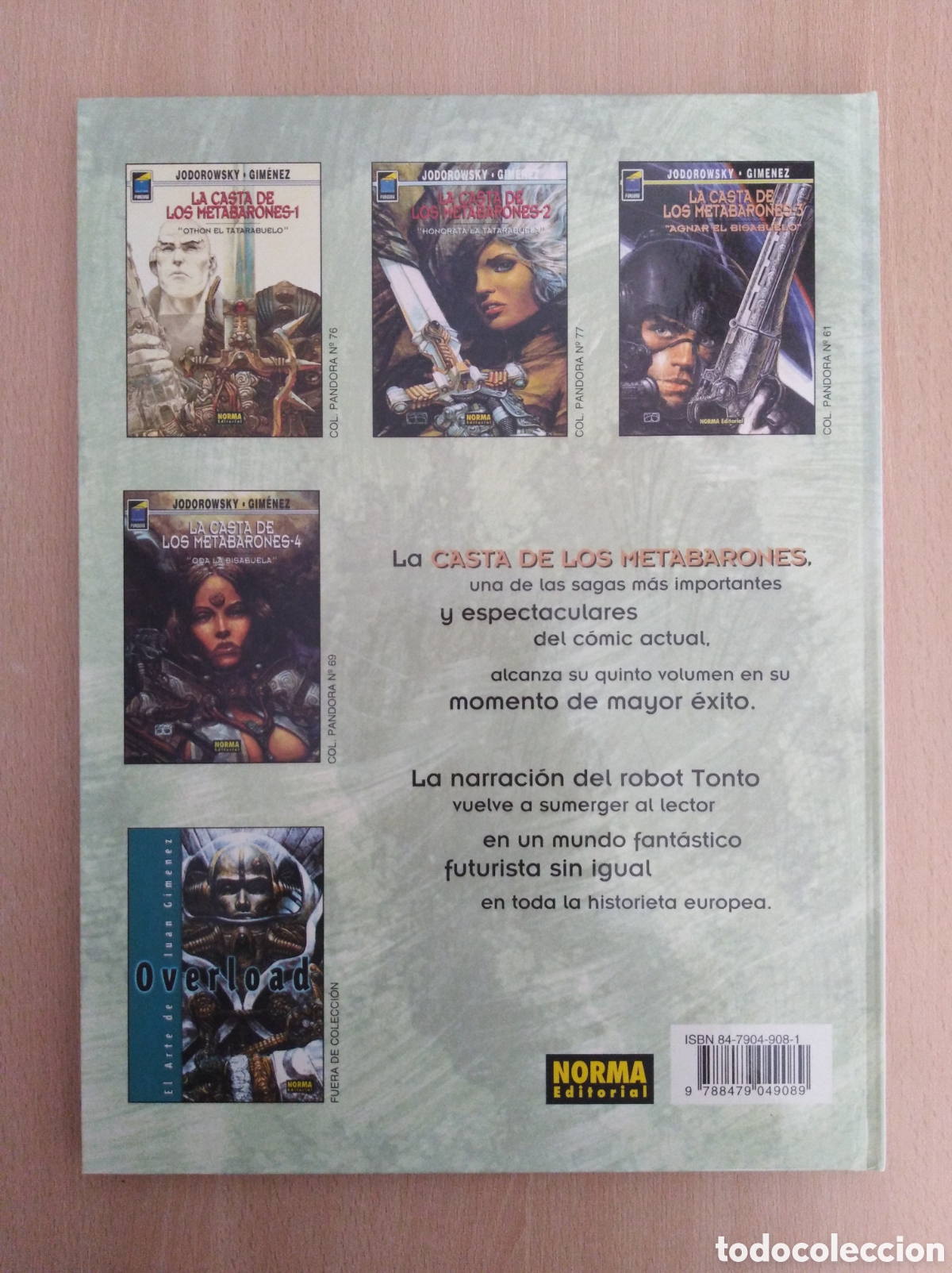 C&oacute;mics: LA CASTA DE LOS METABARONES - 5. Jodorowsky /Gim&eacute;nez - Foto 2