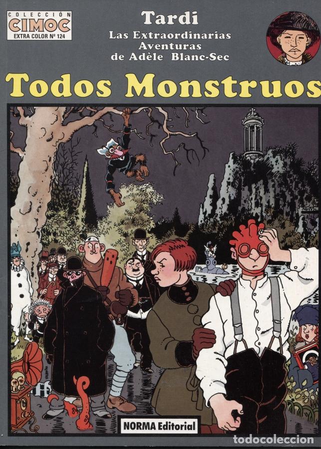 C&oacute;mics: COMIC E05 *ADELE BLANC-SEC, TODOS MOSTRUOS TARDI TOMOS. NORMA - Foto 1