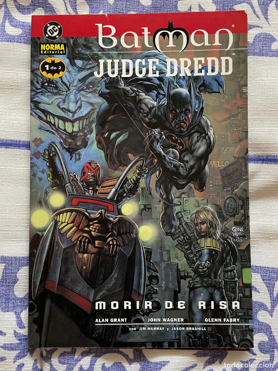 C&oacute;mics: BATMAN/JUDGE DREDD. Morir de risa. Completa en dos tomos cartone. - Foto 2